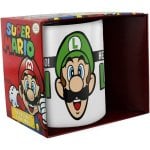 Tazza in ceramica piramidale Nintendo Super Mario Here We Go Luigi