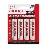 Aiwa X-TRA+Alcaline Confezione di batterie alcaline AA LR06 1,5 V 4 unità