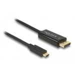 Delock Cavo DisplayPort a USB-C maschio/maschio da 1 m Nero