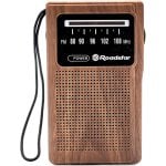 Radio portatile analogica Roadstar TRA-1230WD in legno