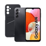 Samsung Galaxy A14 4GB/128G/6.6" Preto + Capa com Card Slot