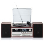 Tocadiscos Roadstar HIF-8892DBT 2 x 32 W RMS Bluetooth CD Cassette USB-MP3 DAB+