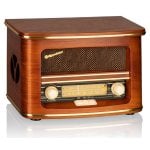Roadstar HRA-1500UEMP Vintage Radio CD Portable USB/AUX Bois