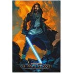Poster Erik Star Wars Kenobi Guardiano 91,5x61 cm Poster Erik Star Wars Kenobi Guardiano 91,5x61 cm