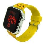 Orologio LED Pokémon Pikachu giallo con licenza per bambini