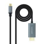 Nanocabo USB-C para HDMI 2.1 Cabo Conversor 8K 60Hz 1,8m Preto Nanocabo USB-C para HDMI 2.1 Cabo Conversor 8K 60Hz 1,8m Preto