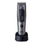 Tondeuse Homme Braun HC7390 sans Fil 17 Longueurs 50min 2 Sabots Lavable