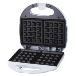 Gofrera Doble Comelec SA1207 700W Blanca con Placas Antiadherentes