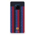 Funda Para Huawei Mate 20 Pro Del Fc Barcelona Fondo Rayas Verticales  - Licencia Oficial Fc Barcelona