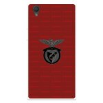 Funda Para Sony Xperia L1 Del Escudo Fondo Granate  - Licencia Oficial Benfica