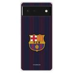 Funda Para Google Pixel 6 Del Barcelona Rayas Blaugrana - Licencia Oficial Fc Barcelona