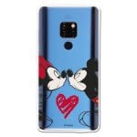 Funda Para Huawei Mate 20 Oficial De Disney Mickey Y Minnie Beso - Clásicos Disney