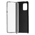 Capa para telemóvel La Casa de las Carcasas Capa Cromada com Tampa TPU Prateada Leve para Samsung Galaxy A91