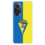 Funda Para Huawei Nova 9 Se Del Cádiz Cf Escudo Fondo Bicolor - Licencia Oficial Cádiz Cf