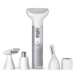 Ailoria Evapore Set Depiladora USB 5 en 1 con Diferentes Cabezales Plata Ailoria Evapore Set Depiladora USB 5 en 1 con Diferentes Cabezales Plata