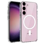 Fantastica custodia magnetica trasparente per Samsung S916 Galaxy S23 Plus