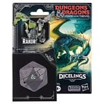 Hasbro Original Dungeons and Dragons Honor Among Thieves Dicelings Convertible Dice Black Dragon