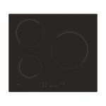 Piano di cottura Candy CH63CC/4U2 3 zone 60cm Nero