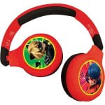 Lexibook Casque Bluetooth Enfant 2 en 1 Coccinelle