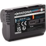 Batterie Patona Platinum EN-EL15 USB-C 2250 mAh Kompatibel Nikon D7000 D800 Z6 Z7