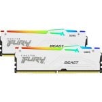 Kingston FURY Beast RGB White DDR5 5600MHz 32GB 2x16GB CL36 Kingston FURY Beast RGB White DDR5 5600MHz 32GB 2x16GB CL36