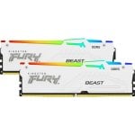 Kingston Technology FURY 32 GB 5600 MT/s DDR5 CL40 DIMM (Kit da 2 moduli) Beast White RGB XMP