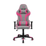 Drift DR90 Silla Gaming de Tela Gris/Rosa
