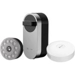 Fechadura Inteligente EZVIZ DL01S Zigbee Abertura com App e Código PIN Inclui Gateway Alarme e Teclado IP56