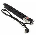 Lapara LA-00030512 Régua PDU para Rack 19" 1U 12x IEC C13 com Interruptor