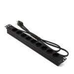 Lapara LA-00030510 Régua PDU para Rack 19" 1U 9x Schuko