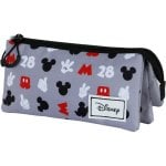 Karactermania Étui de Transport Triple 2.0 Disney Mickey Mouse Gris