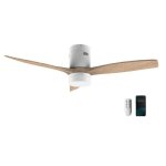 Ventilador de teto Cecotec EnergySilence Aero 5600 Aqua Connected WiFi 40W Madeira LED