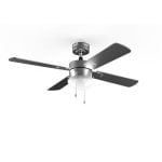 Cecotec EnergySilence Aero 5350 Black Design Ventoinha de Teto com Luz 30W Aço Inoxidável