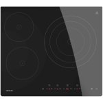 Placa Cecotec Bolero Squad V 3000 Vitroceramica 3 Zone Touch 59cm Nera