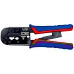 Knipex 97 51 10 Kabel-Crimper Crimpwerkzeug Schwarz, Blau, Rot Knipex 97 51 10 Kabel-Crimper Crimpwerkzeug Schwarz, Blau, Rot