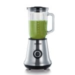 Severin SM 3734 blender 1 L Mélangeur de table 500 W Noir, Acier inoxydable