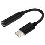 Cavo convertitore Aisens USB-C a jack 3,5 mm maschio/femmina 15 cm nero