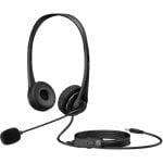 Auricolari HP G2 con cavo USB-A con Cancellazione del Rumore per Ufficio Call Center Neri Auricolari HP G2 con cavo USB-A con Cancellazione del Rumore per Ufficio Call Center Neri