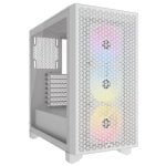 Case Corsair 3000D RGB Airflow Cristallo Temperato Bianco ATX 3 Ventole RGB Case Corsair 3000D RGB Airflow Cristallo Temperato Bianco ATX 3 Ventole RGB