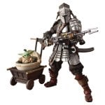 Tamashii Nations Meisho Realizzazione film Star Wars Ronin Mandalorian Beskar Armatura con Grogu 18,5 cm