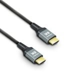 Metronic 370320 Cavo HDMI 2.1 8K Ultra High Speed 48Gbps 1,5m Nero/Argento