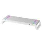 Supporto per monitor Mars Gaming MGS-ONE Premium RGB Chroma bianco