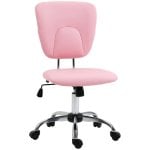 Vinsetto Silla de Oficina Altura Ajustable Inclinable Rosa Vinsetto Silla de Oficina Altura Ajustable Inclinable Rosa