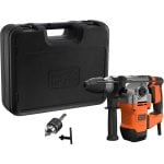 Black & Decker BEHS03K-QS Marteau SDS-Plus 1 250 W 3 modes 3,7J 13 mm avec clé/poignée et étui