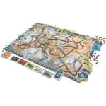 Jogo de tabuleiro Asmodee Aventureros al Tren Europa para 2-5 jogadores com IA de voz