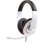 Gembird MHS-001-GW Casque stéréo Blanc brillant