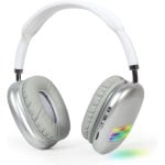 Gembird BHP-LED-02-W Casque stéréo Bluetooth avec effet de lumière LED blanche