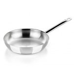 BRA Profesional Bratpfanne Edelstahl 24cm Silber