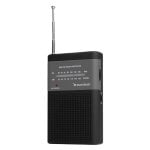 Radio portatile analogica nera Sunstech RPS42