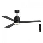 Ventilatore da soffitto DC Soler & Palu HTD-130 con luce e controllo 40 W Nero